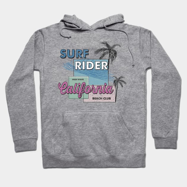 Vintage California Beach surf rider Hoodie by SSSD